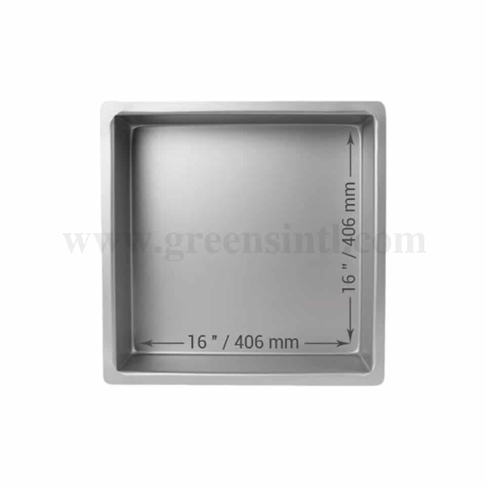 PME Square Cake Pan 406 x 406 x 102mm / 16 x 16 x 4 Inch