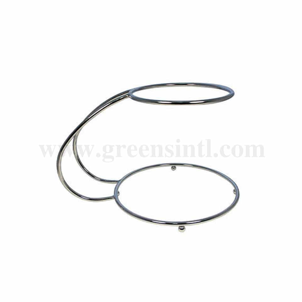 PME Cake Stand - C Shape Gold Finish 2 Tier