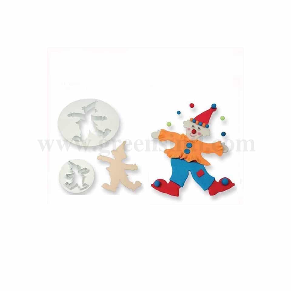 PME Plastic Cutters - Clown Set of 2