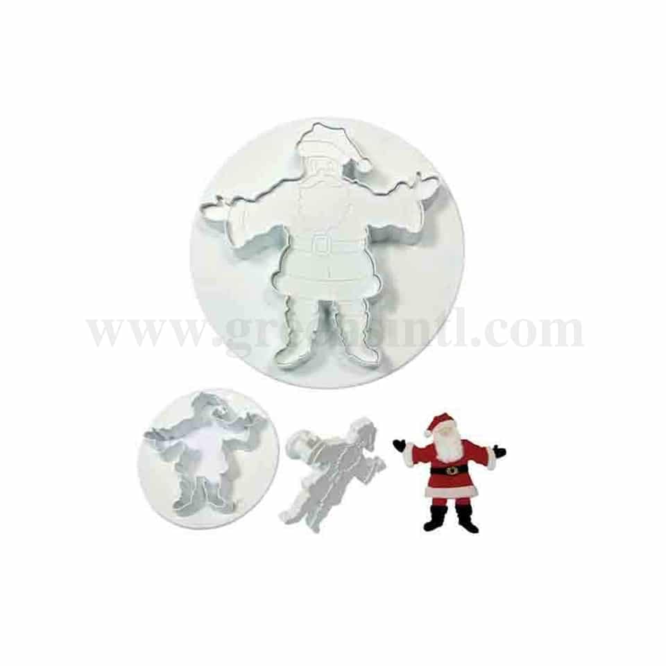 PME Novelty Plunger Cutter Father Xmas with Embossing Set/2