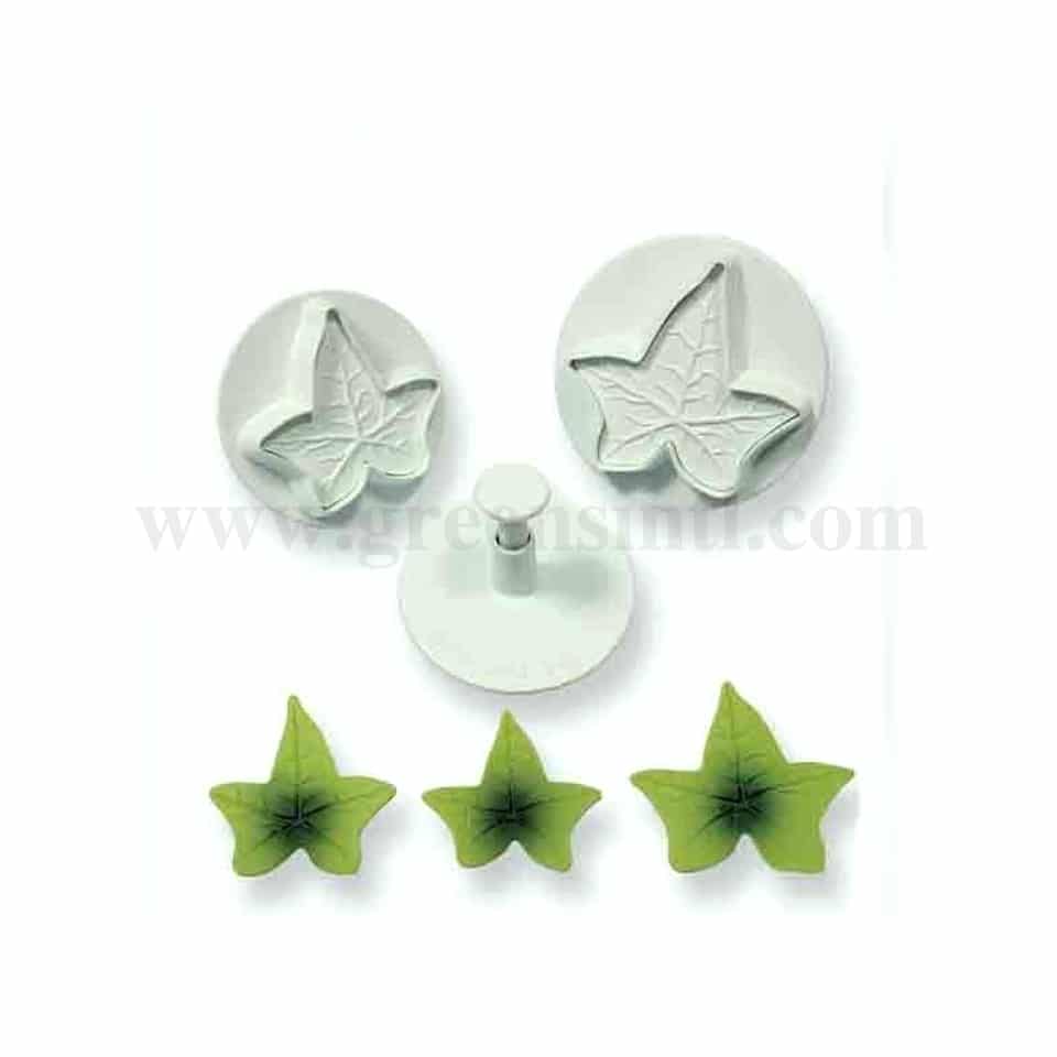 PME Foliage Plunger Cutters - Larger Veined Ivy Leaf Set of 3