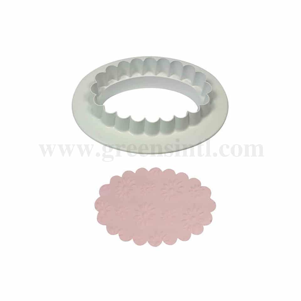 PME Classic Shapes Cutters - Plain & Fluted Oval Cutter Set Of 3