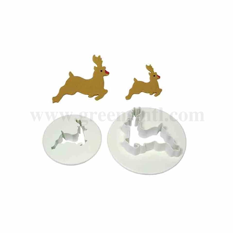 PME Plastic Cutters - Reindeer Set of 2