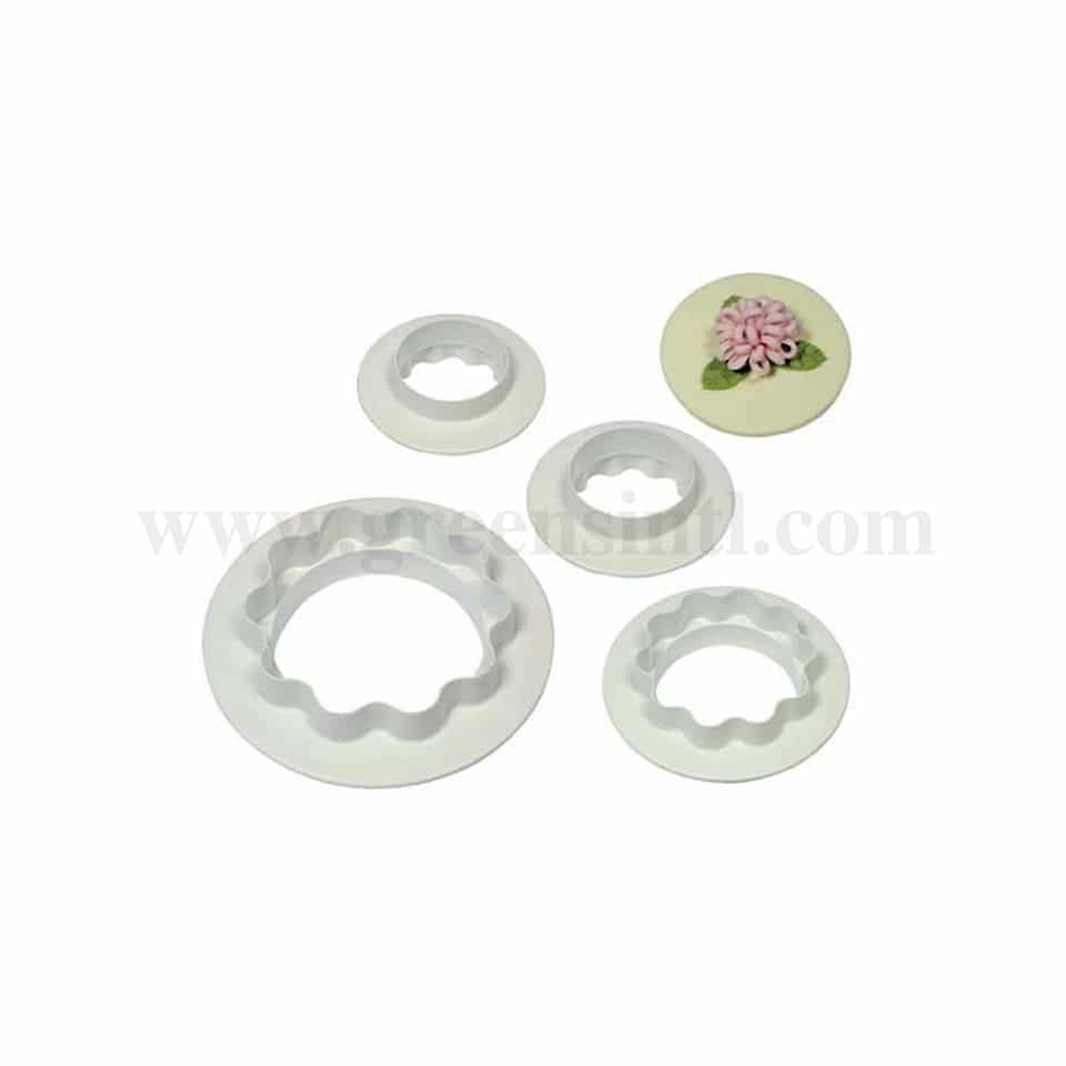 PME Round & Wavy Edge Cutters Set of 4