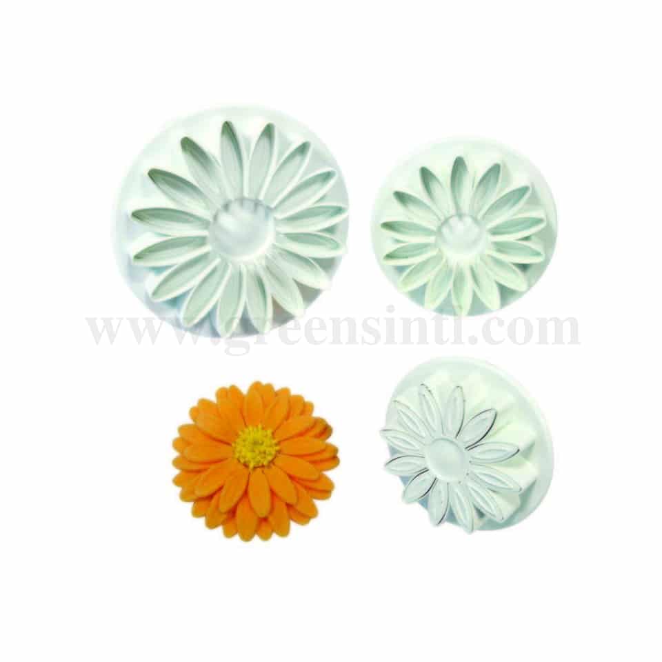 PME Floral Plunger Cutters - Large Veined Sunflower Daisy Gerbera 70mm