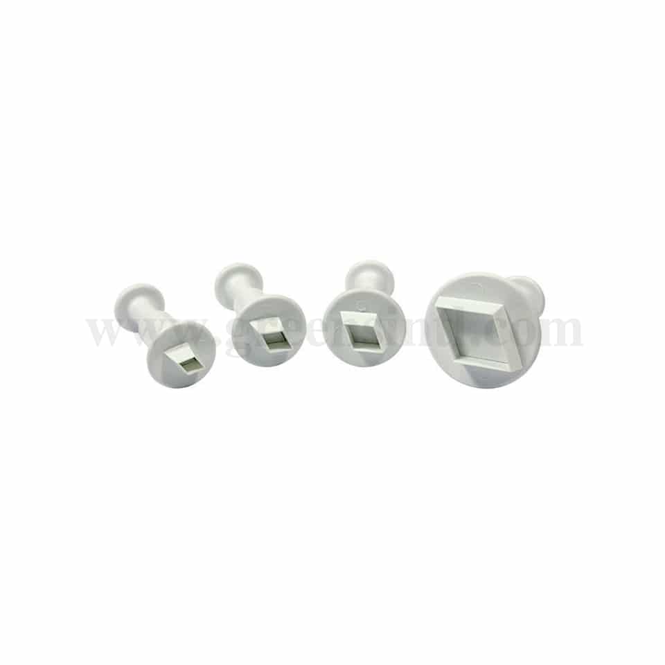 PME Shapes Plunger Cutters - S/M/L/XL Diamond Set of 4
