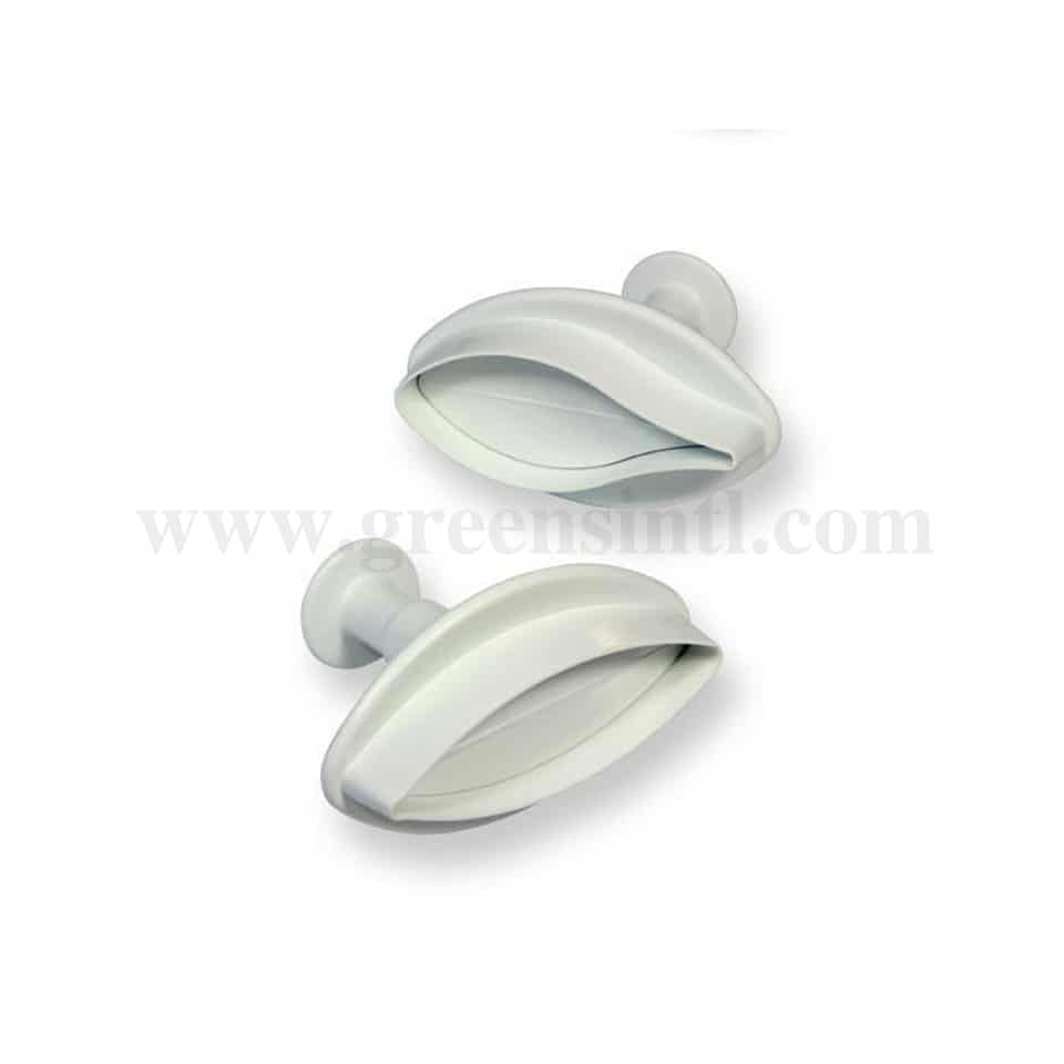 PME Floral Plunger Cutters - Small Veined Lily Set of 2 60mm