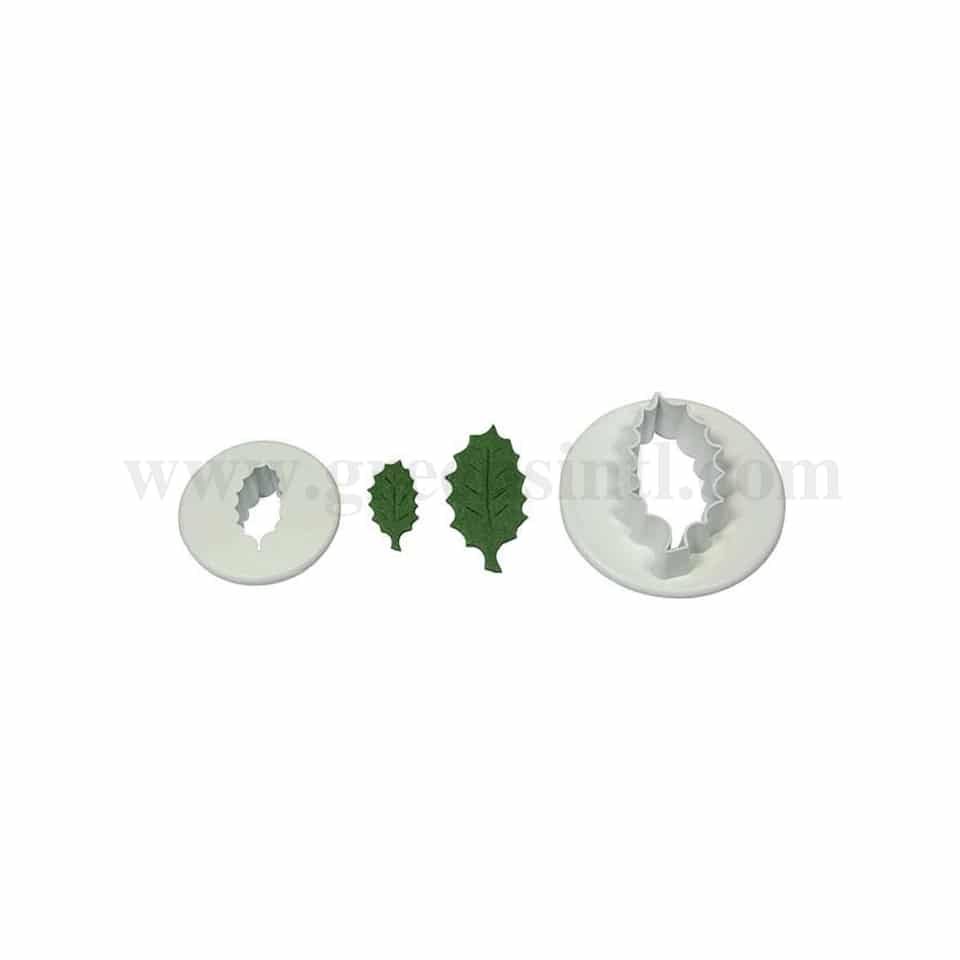 PME Floral Cutters - S/M Holly Leaf Set of 2