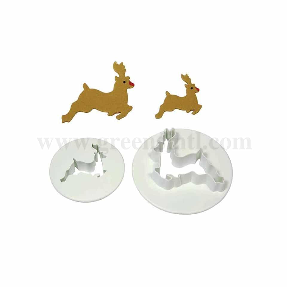PME Plastic Cutters - Small Reindeer 25mm