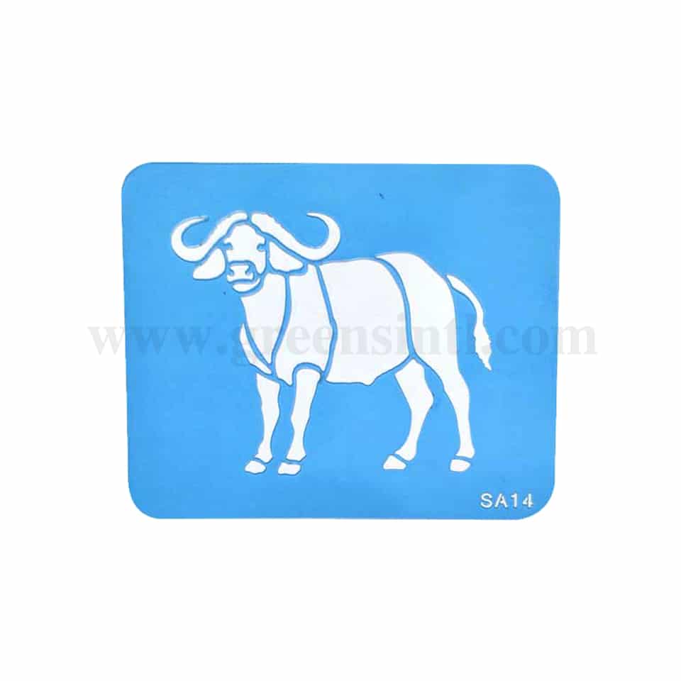 JEM Stencil Buffalo Full Body 95 mm x 70 mm