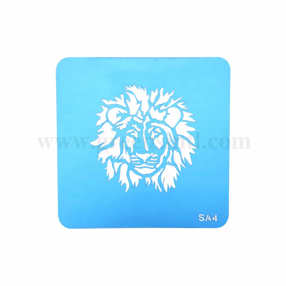 JEM Stencil Lion Head 60 mm x 60 mm