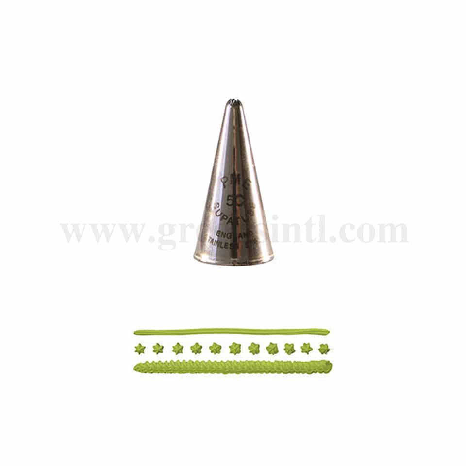 PME Nozzles, Loose - No. 5 C, Medium Star Closed