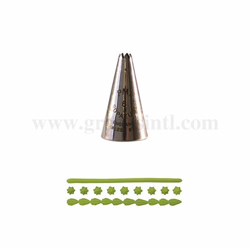 PME Nozzles, Loose - No. 6 Medium Star