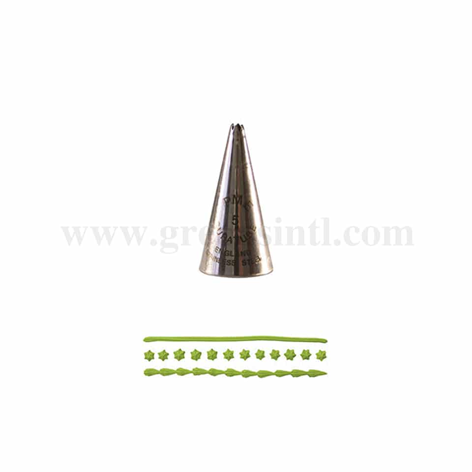 PME Nozzles, Loose - No. 5 Small Star