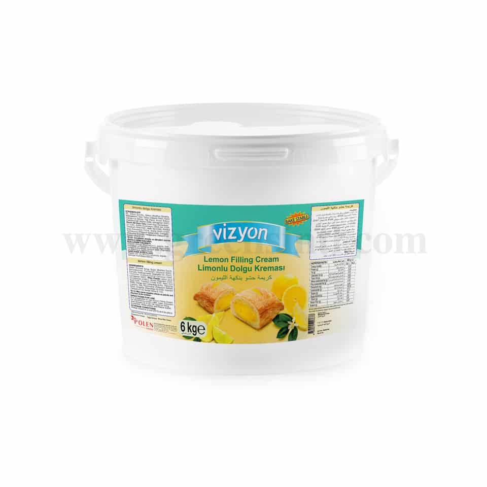 VIZYON Lemon Filling Cream 6 Kg
