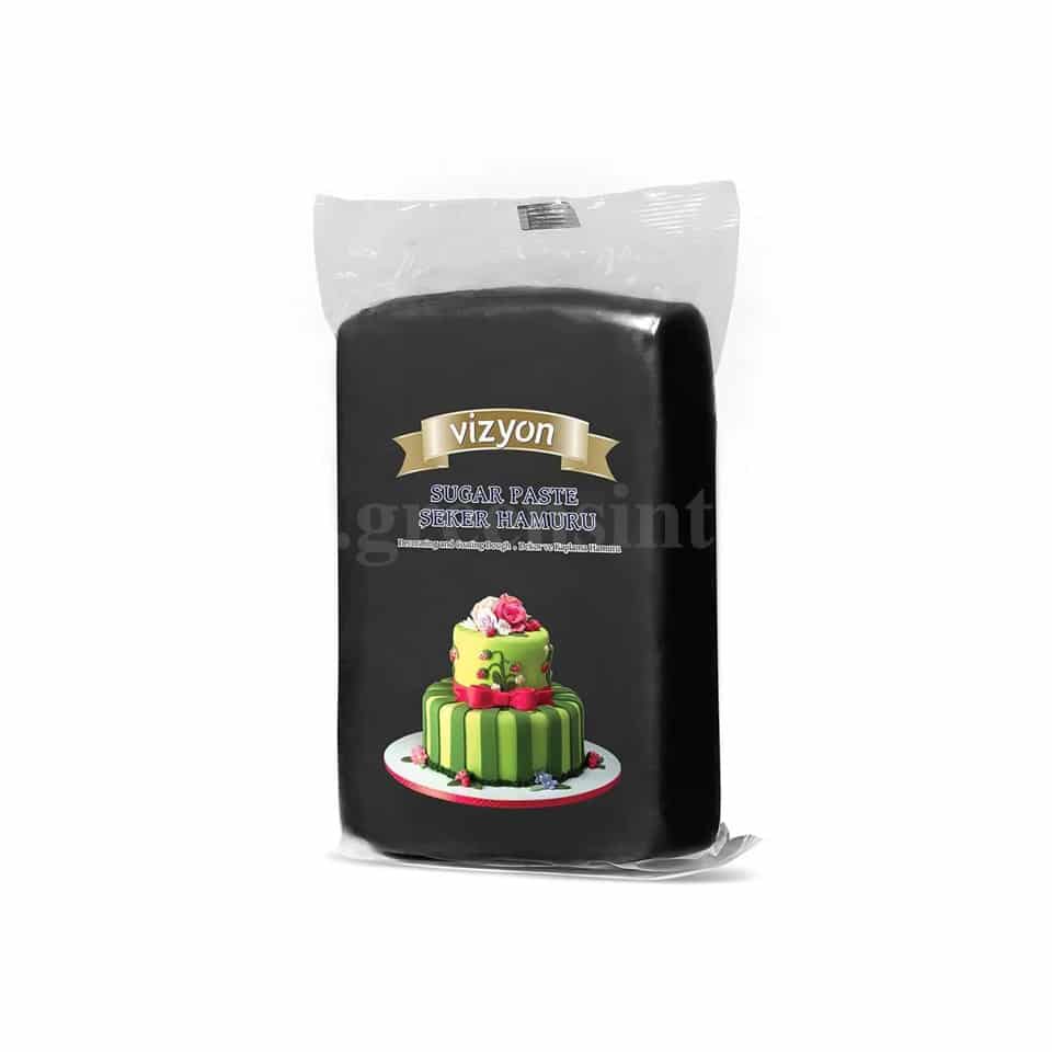VIZYON Black Sugarpaste 1 kg