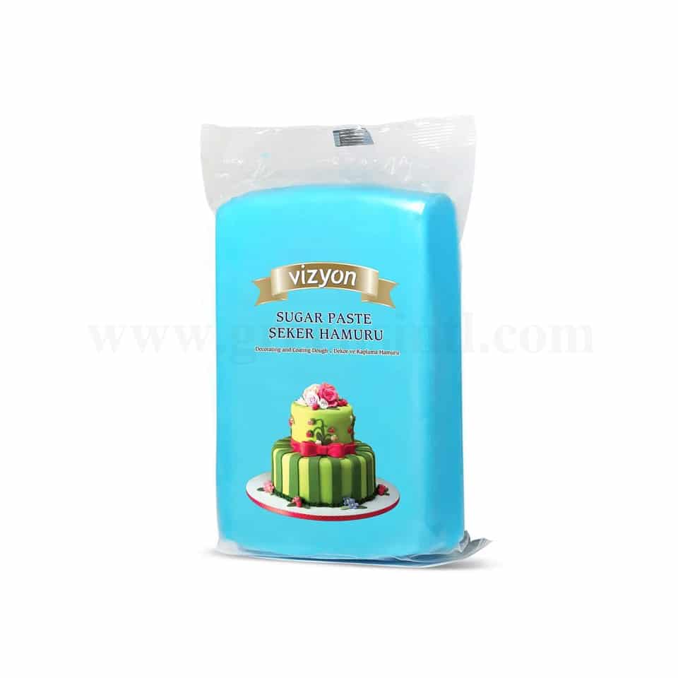 VIZYON Sky Blue Sugarpaste 1 kg