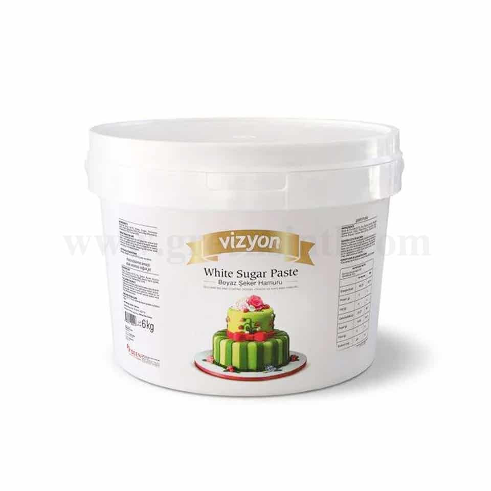 VIZYON White Sugarpaste 6 Kg