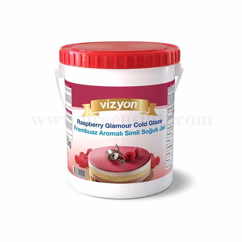 VIZYON Raspberry Glamour Glaze 2.5 Kg