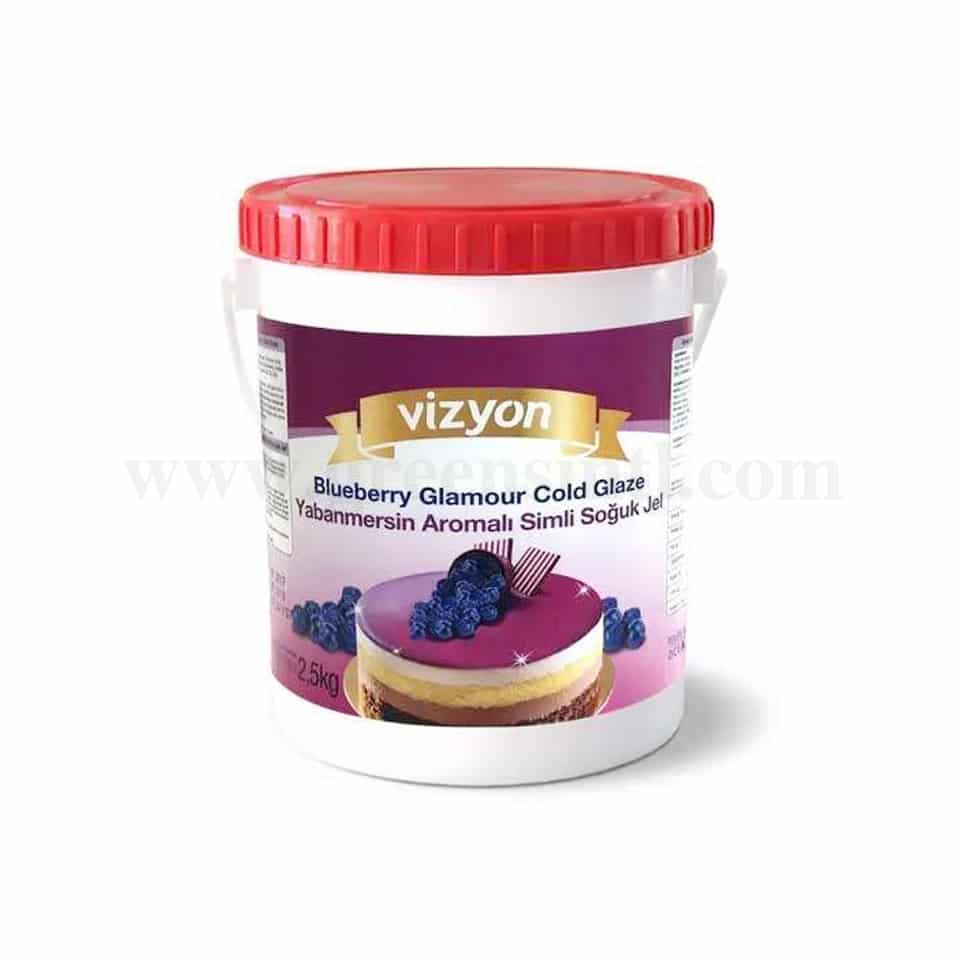 VIZYON Blueberry Glamour Cold Glaze 2.5 Kg