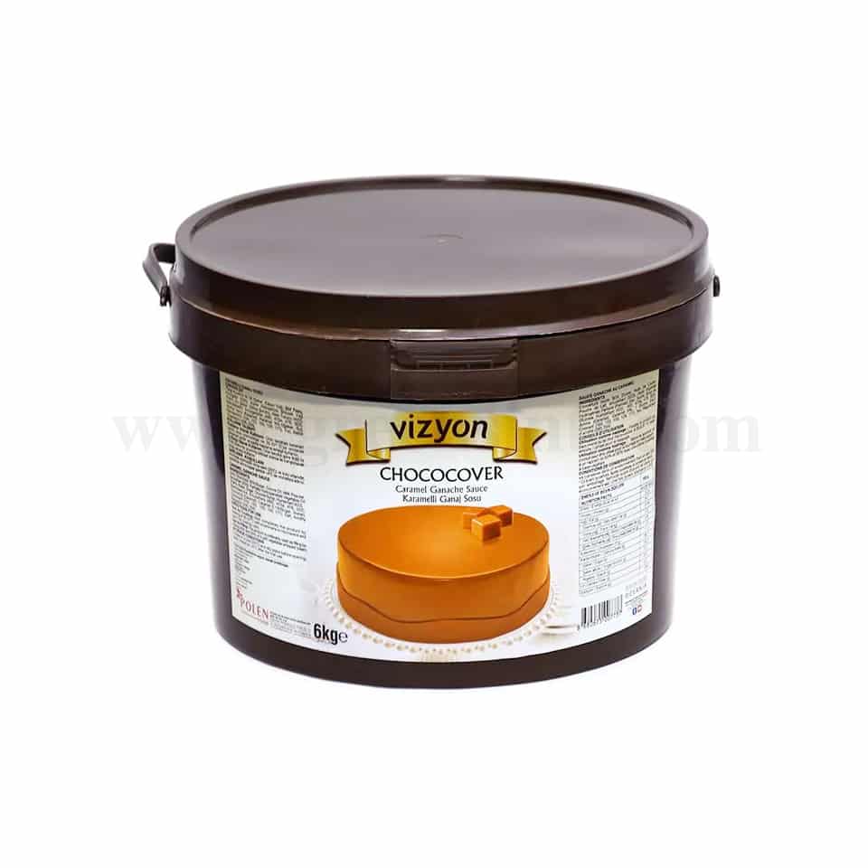 VIZYON Chococover Caramel Ganache Sauce 6 Kg