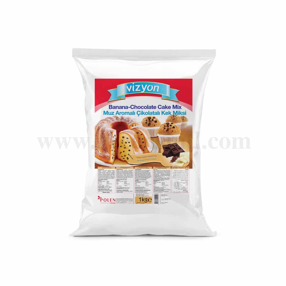 VIZYON Chocolate Banana Cake Mix 1 Kg