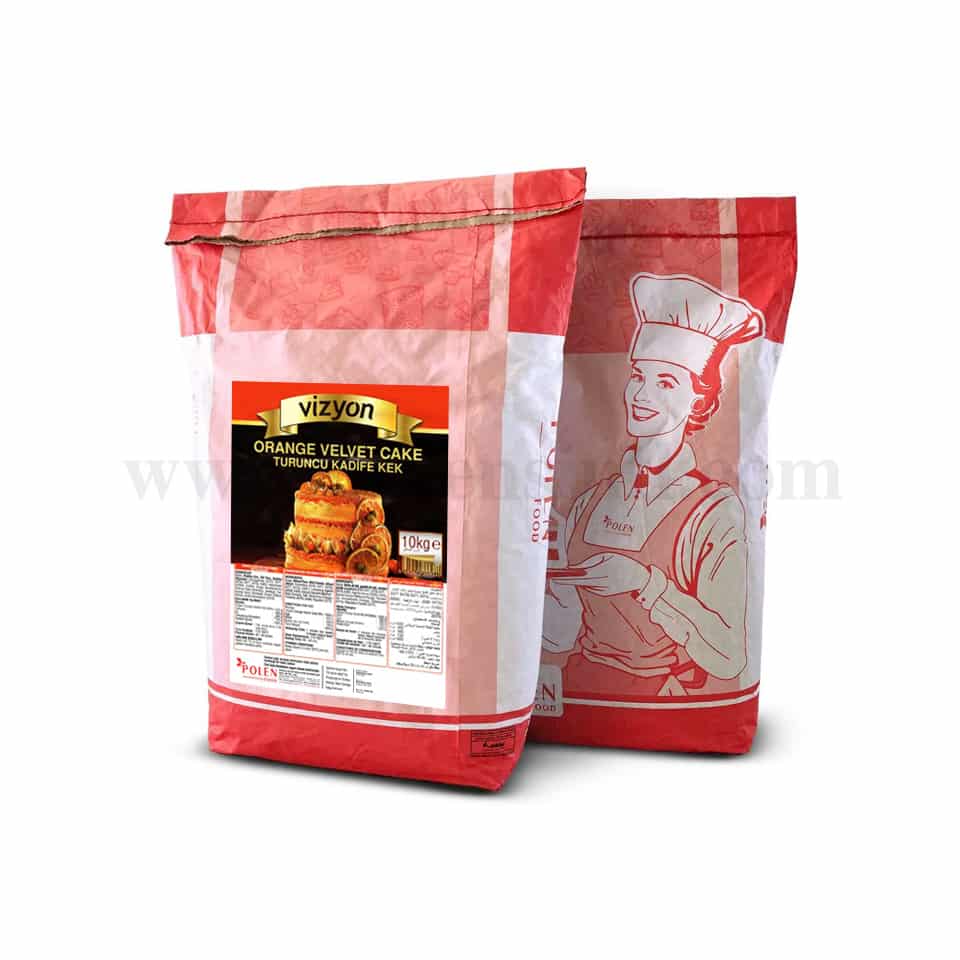 VIZYON Orange Velvet Cake Mix 10 Kg