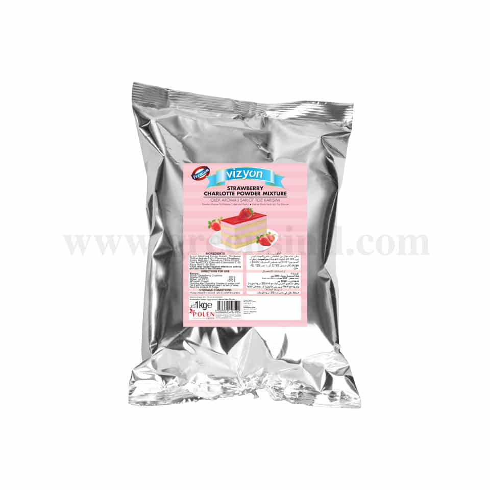 VIZYON Strawberry Charlotte Powder 1 Kg