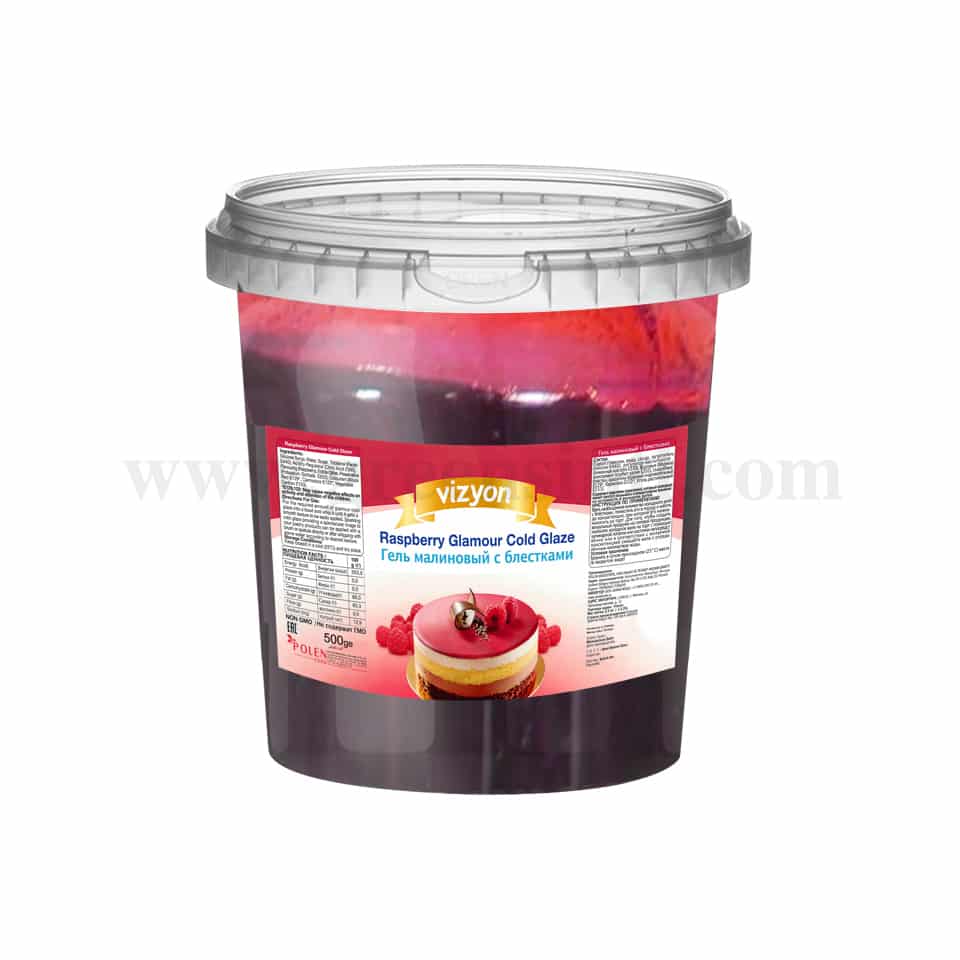 VIZYON Raspberry Glamour Glaze 500 g