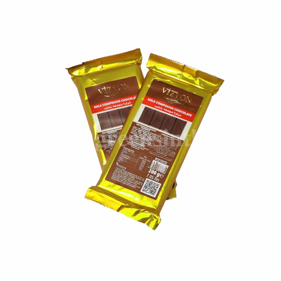 VIZYON SELECT Milk Compound Chocolate Block 200 g