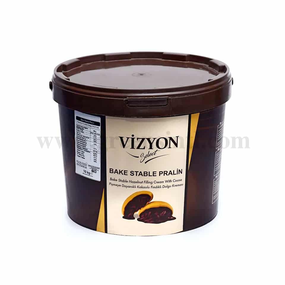 VIZYON SELECT Bake Stable Hazelnut Filling Cream with Cocoa 10 Kg