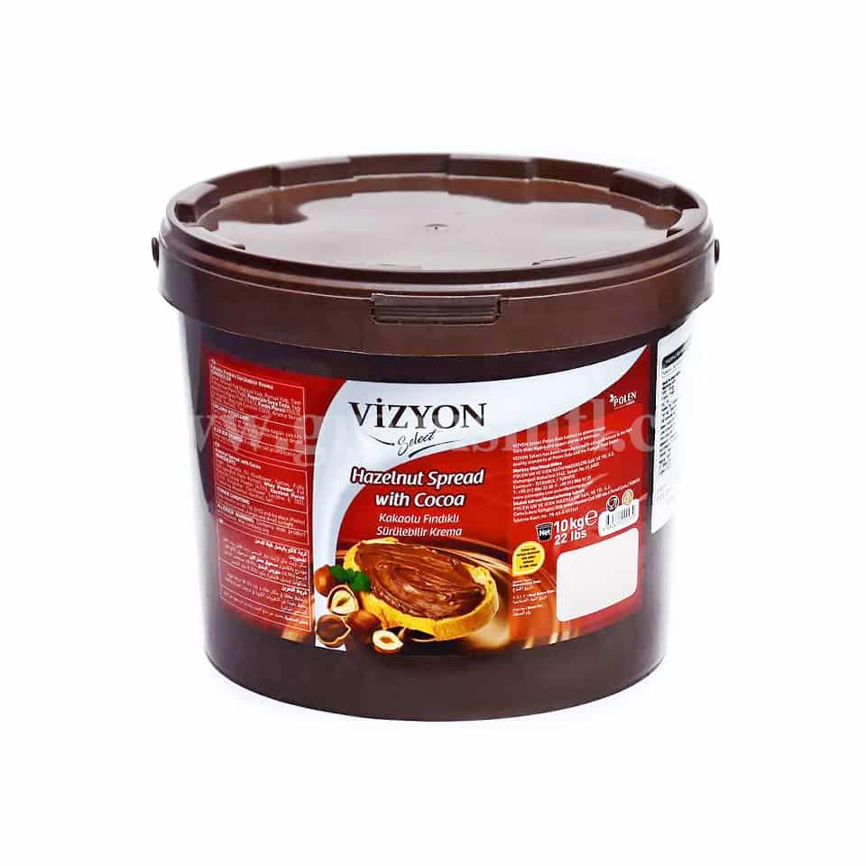 VIZYON Hazelnut Spread with Cocoa 10 Kg