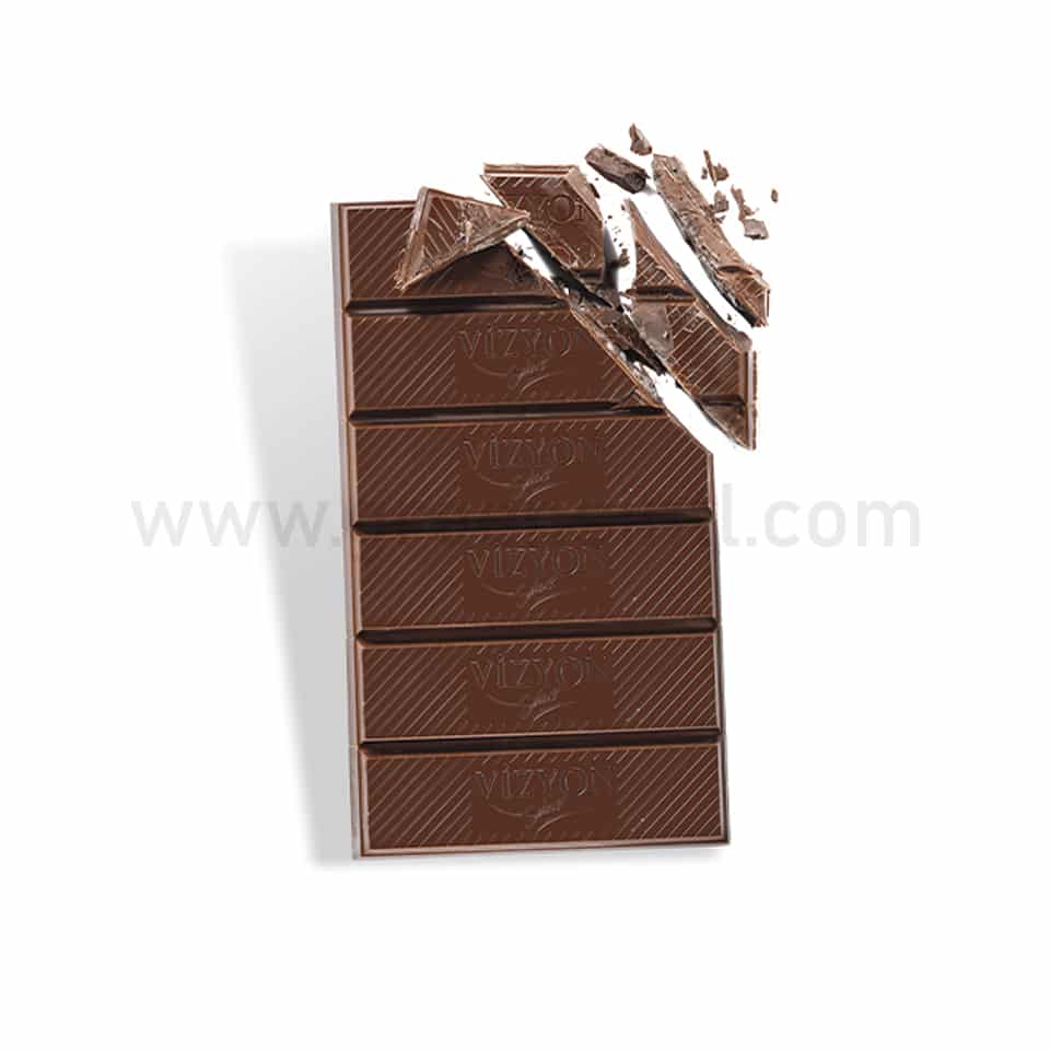 VIZYON Milk Couverture Chocolate Block 36% -2.5 Kg