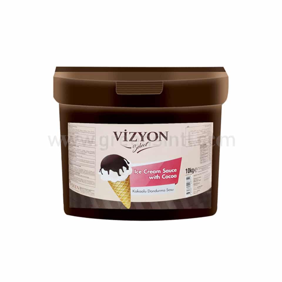 VIZYON Ice Cream Sauce with Cocoa 10 Kg