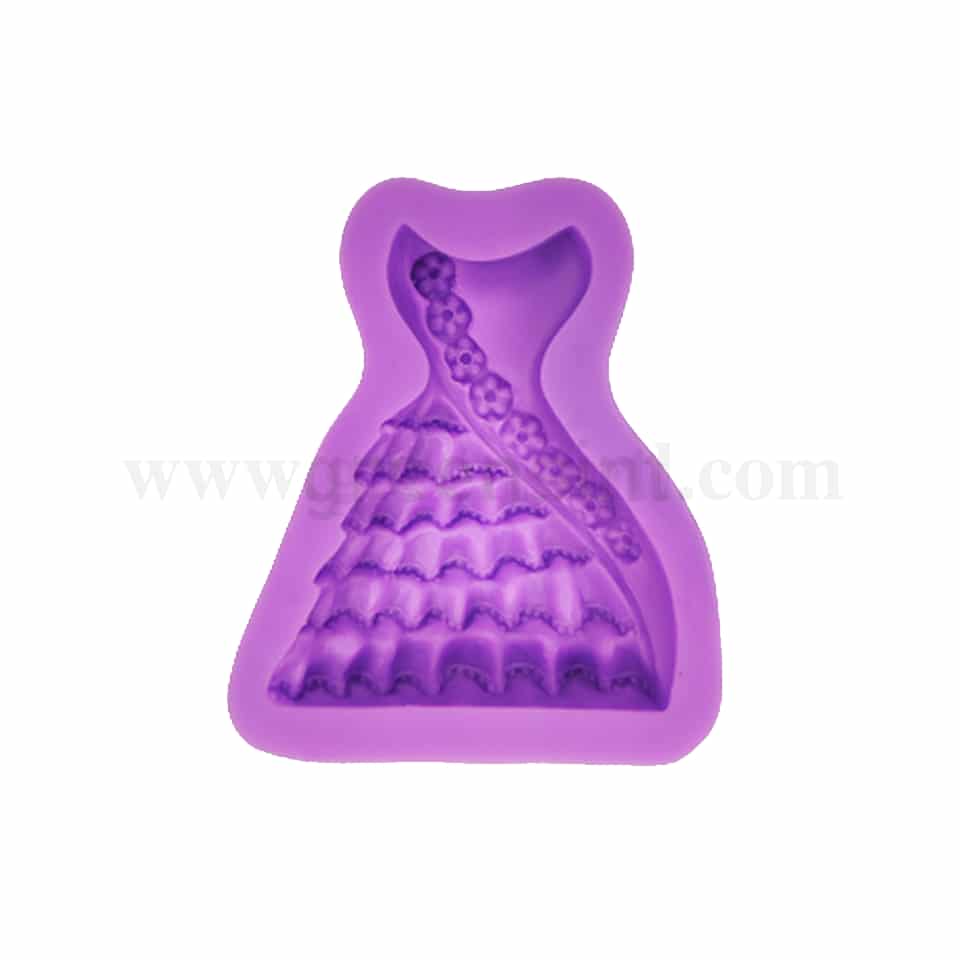 GREENS Silicone Mould Dress 66 x 80 x 20 mm