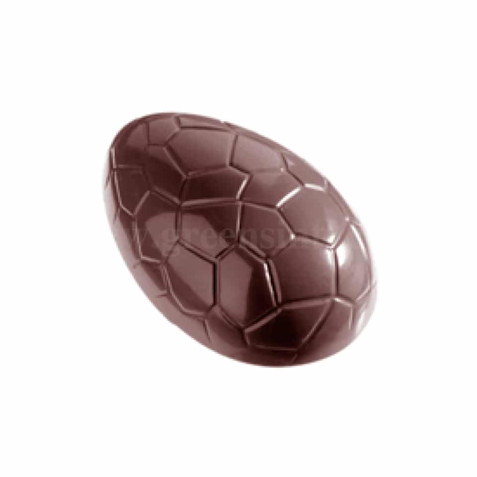 CHOCOLATE WORLD Chocolate Mould Egg Croco 200x125xh65 mm