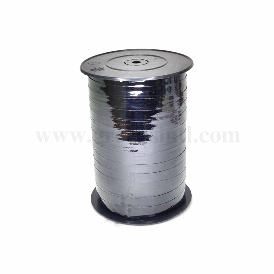 GREENS CHOICE Curling Ribbon Metalic Black 228 m x 7 mm
