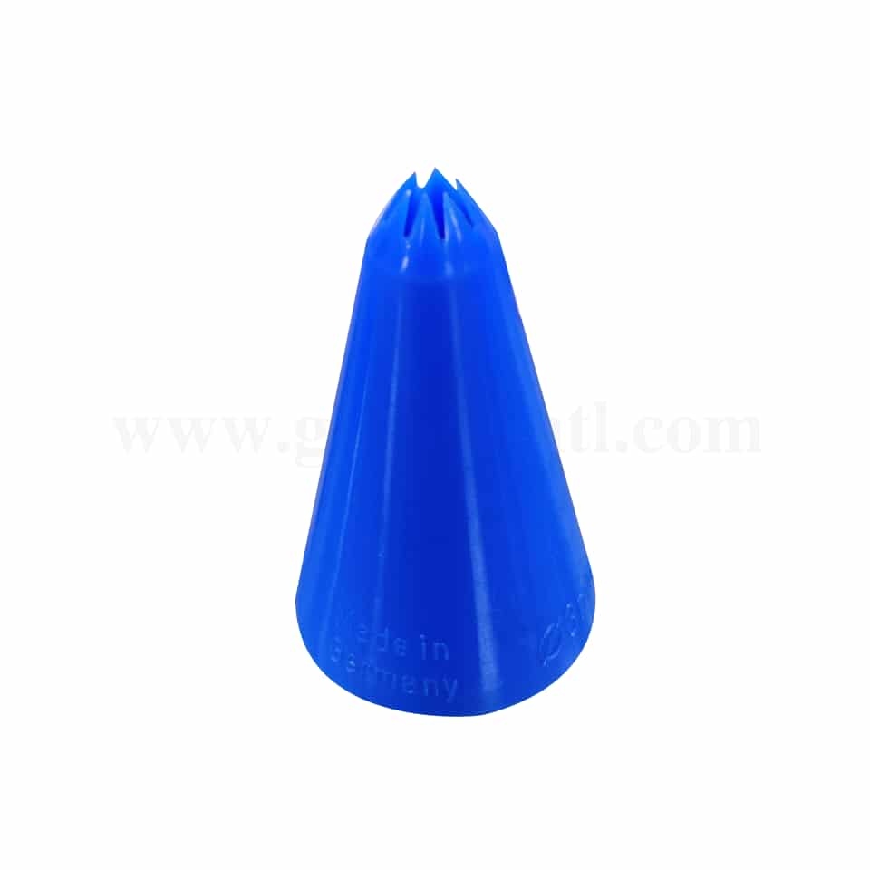 THERMOHAUSER Star Piping Tip Blue D 3 mm