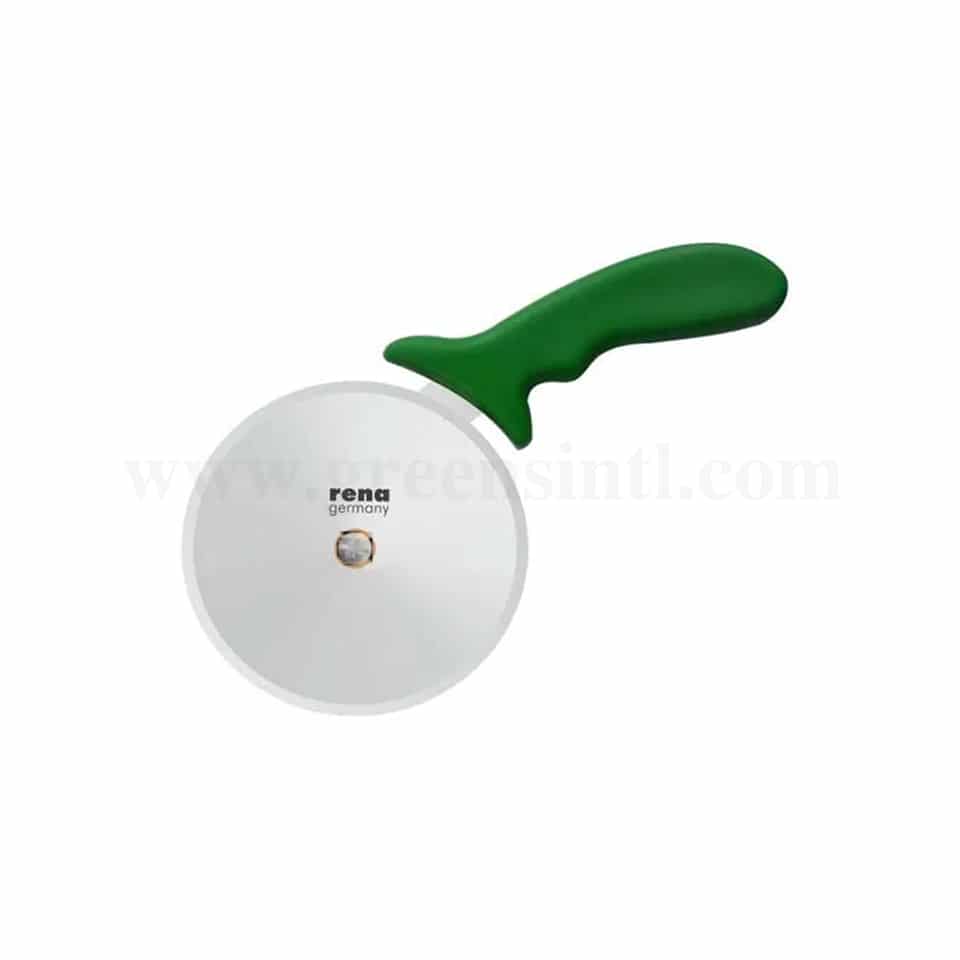 RENA Pizza Cutter Green Handle 127mm