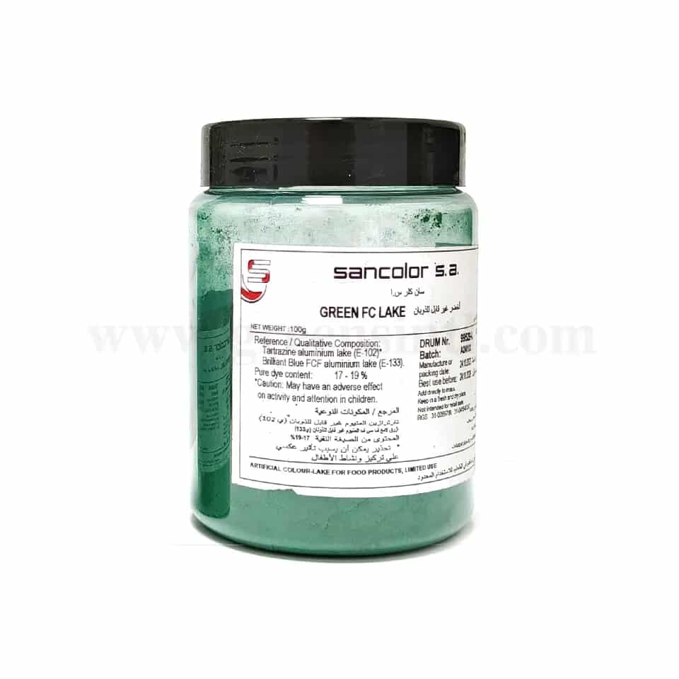 SANCOLOR Chocolate Colour Powder Green Medium Lake 100g