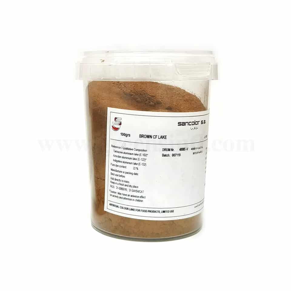 SANCOLOR Chocolate Colour Powder Brown Lake 100g
