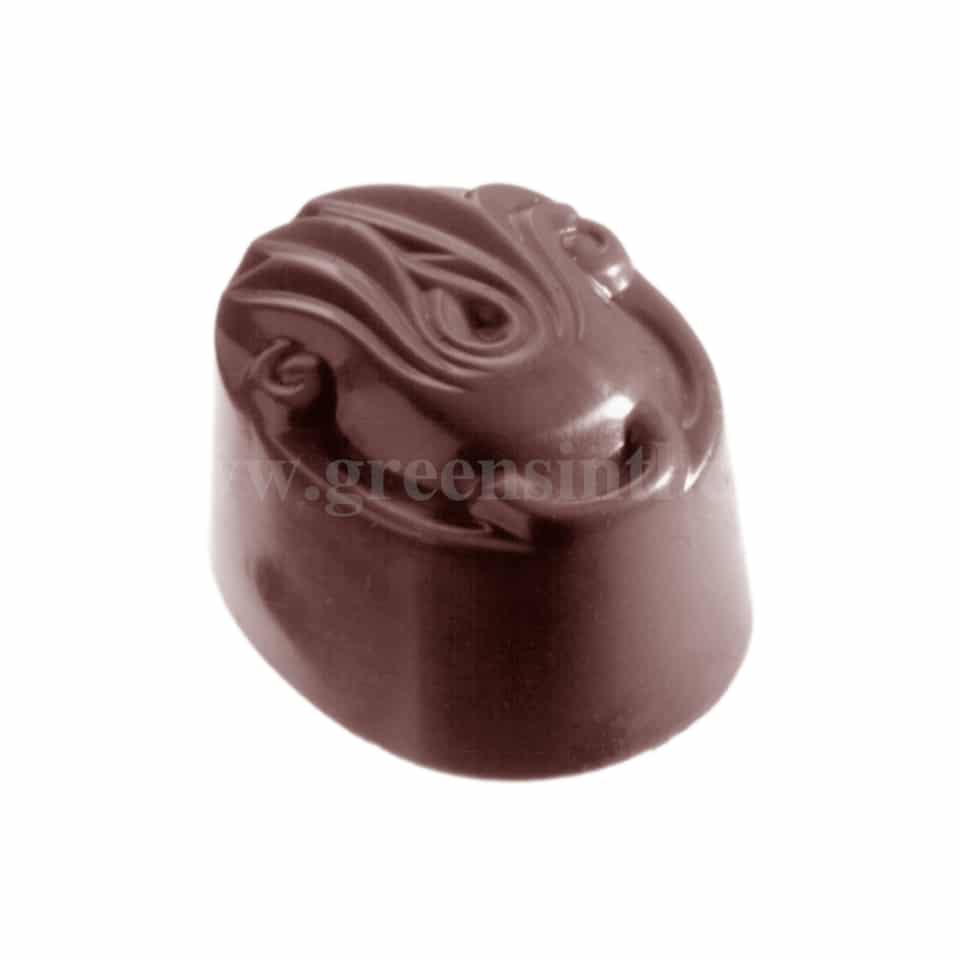 CHOCOLATE WORLD Polycarbonate Chocolate Mould Tullip 35 x 27 x h 20 mm