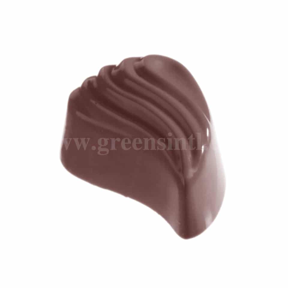 CHOCOLATE WORLD Polycarbonate Chocolate Mould Triangle 35 x 26 x h 20 mm