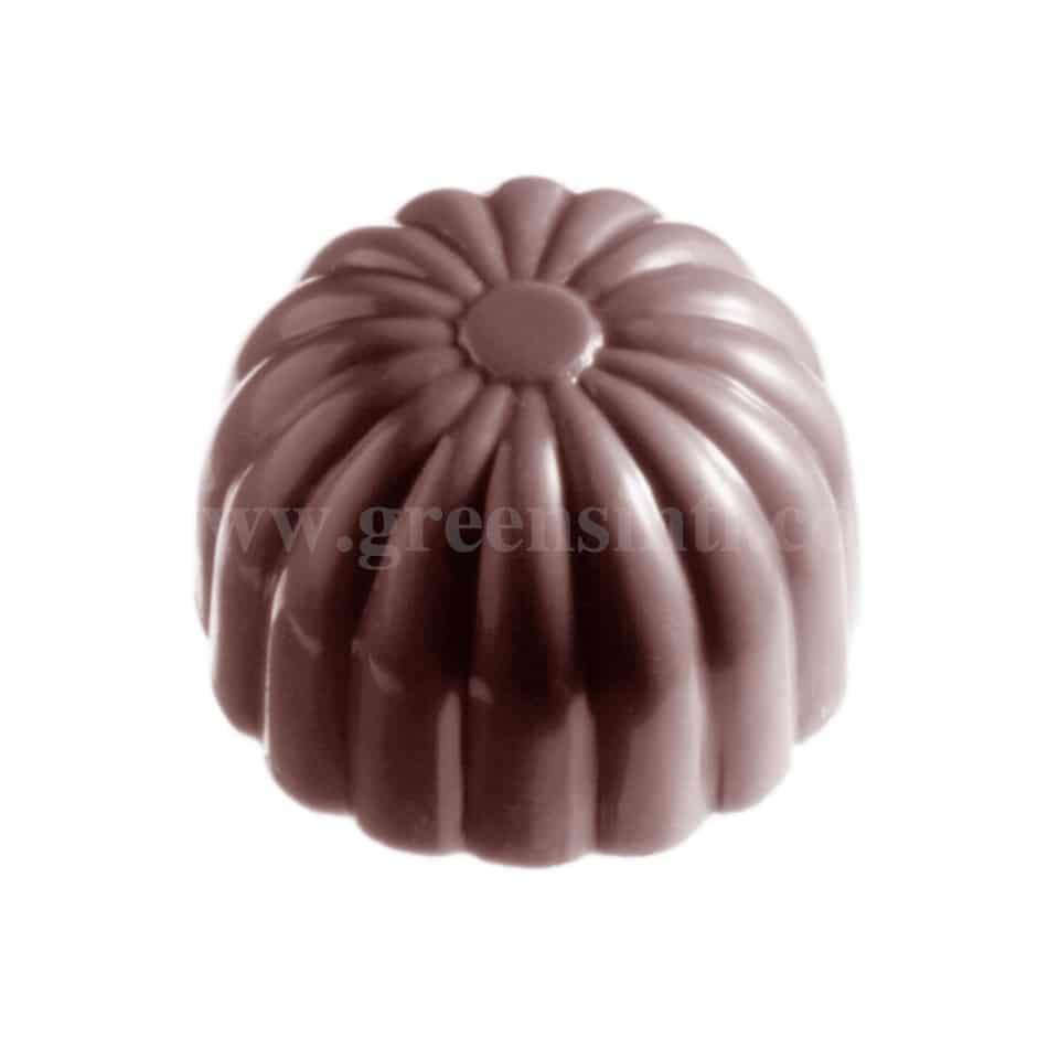 CHOCOLATE WORLD Polycarbonate Chocolate Mould Cap 28 x 28 x h 19 mm