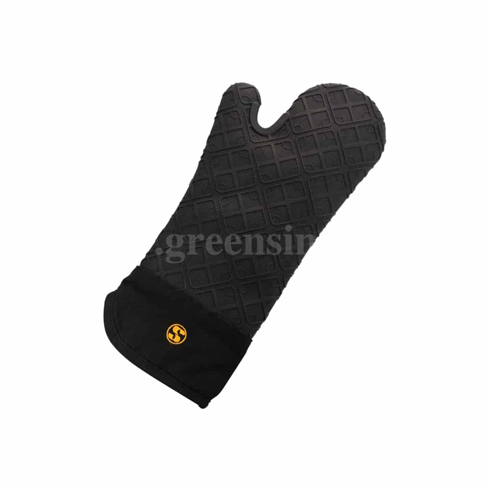 SCHNEIDER Silicone Gastro Mittens Black 380 x 150 mm