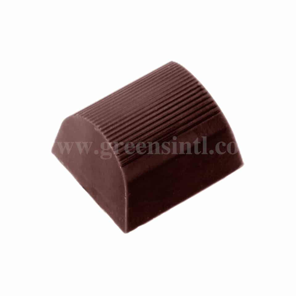 CHOCOLATE WORLD Polycarbonate Chocolate Mould Buche 29 x 26 x h 17 mm