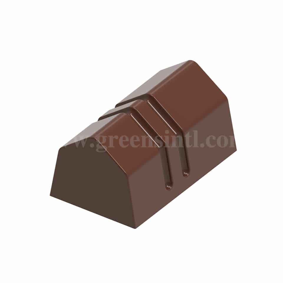 CHOCOLATE WORLD Polycarbonate Chocolate Mould The Praline Home 30 x 18 x h 15 mm