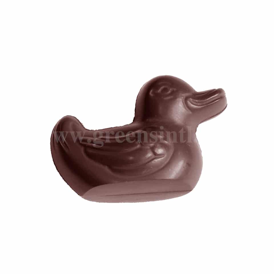 CHOCOLATE WORLD Polycarbonate Chocolate Mould Duck 35 x 29 x h 11 mm