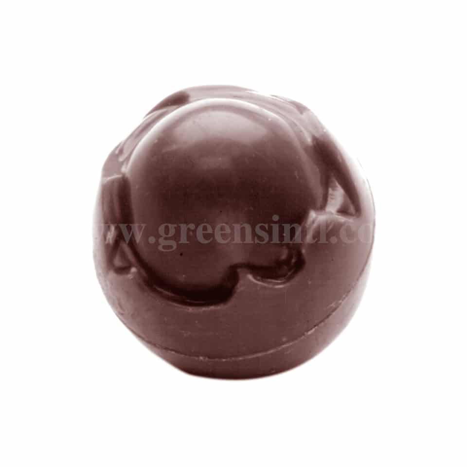CHOCOLATE WORLD Polycarbonate Chocolate Mould Boiled Egg 24 x 24 x h 26 mm