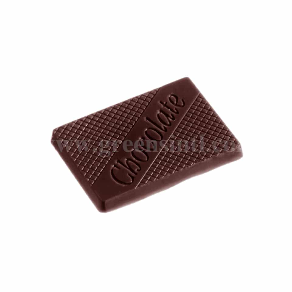 CHOCOLATE WORLD Polycarbonate Chocolate Mould Chocolate 41 x 30 x h 4 mm